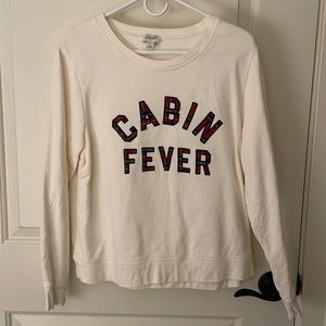 Cabin Fever Cream JCrew Sweatshirt